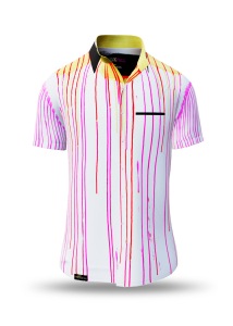 Sommerhemd Herren PINKFALL - 100 % Baumwolle - 10...