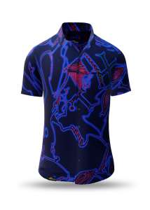 Sommerhemd Herren SIGNAL X SPHERE - 100 % Baumwolle - 10 Größen von XS - 6XL - außergewöhnliches Design - feinste Verarbeitung - Stoffe Made in Germany - limitiert und exklusiv