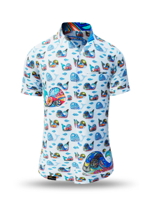 Sommerhemd Herren MYBODICK - 100 % Baumwolle - 10 Größen von XS - 6XL - außergewöhnliches Design - feinste Verarbeitung - Stoffe Made in Germany - limitiert und exklusiv
