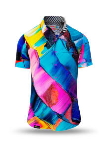 Summer shirt for men GEDANKENFARBEN - 100% cotton - 10...
