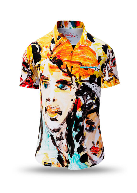 Summer shirt for men THE BEST GIRL (1) - 100% cotton - 10 sizes from XS to 6XL - exceptional design - finest workmanship - fabrics made in Germany - limited edition and exclusive