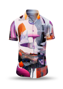 Sommerhemd Herren ASPHORIA - 100 % Baumwolle - 10 Größen von XS - 6XL - außergewöhnliches Design - feinste Verarbeitung - Stoffe Made in Germany - limitiert und exklusiv