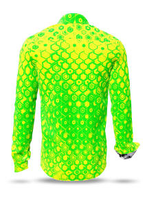 Entdecke bunte Hemden Herren HEXAGON URANIO - 100 % BW
