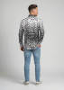 Herren Hemden Langarm HEXAGON ONYX – GERMENS artfashion – 100 % Baumwolle - Größe XL
