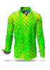 Discover colorful button up shirts for men HEXAGON URANIO - 100% cotton