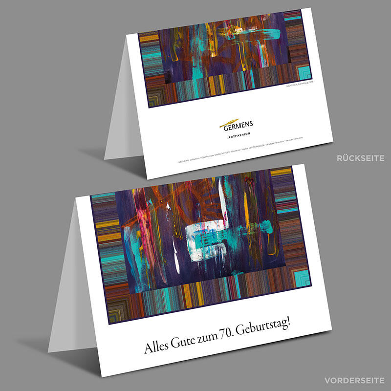 70th Birthday ♥ Gift Voucher from GERMENS artfashion