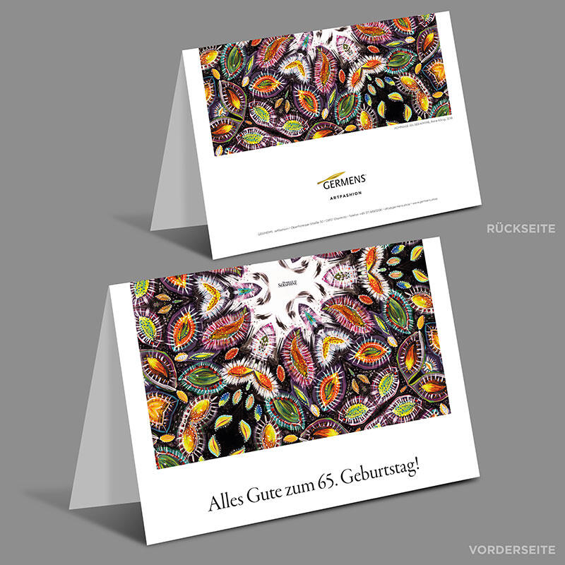 65. GEBURTSTAG ♥ Geschenkgutschein von GERMENS artfashion