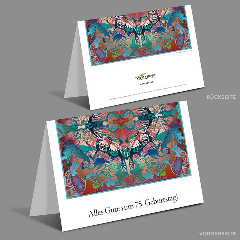 75. GEBURTSTAG ♥ Geschenkgutschein von GERMENS artfashion 98 €