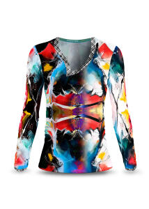 Damen Langarmshirt SIEBEN AUF EINEN KLICK COLLECTION -...