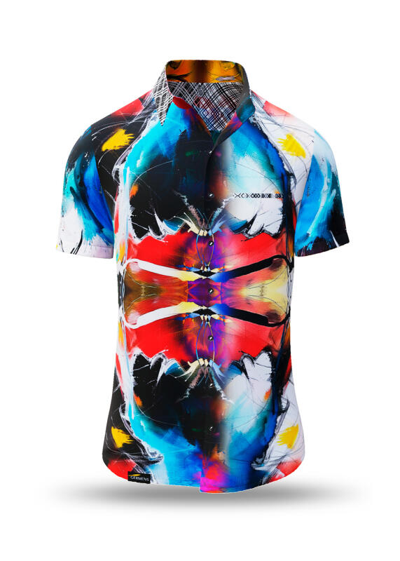 Short-sleeved shirt SEVEN IN ONE CLICK COLLECTION - Each size available only once for 7 days - Only 7 pieces available to order for one week - After that, never available again - Personalized and hand-numbered certificate