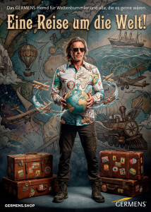 A JOURNEY AROUND THE WORLD Long-sleeved shirt - 100%...