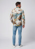 Long Sleeve Button-down Shirt Men EINE REISE UM DIE WELT – GERMENS artfashion – Size 3XL