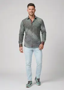 Discover colorful button up shirts for men CUBO FABER -...