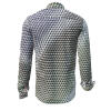 CUBO FABER - Warm grey black and white patterned shirt - GERMENS