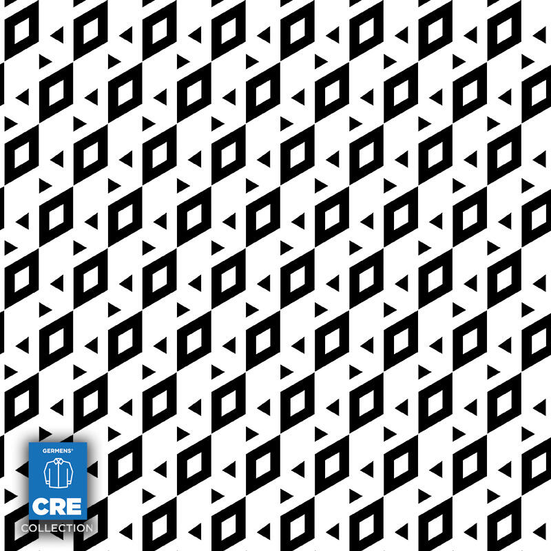 CUBO POLAR - Black and white pixelated leisure shirt