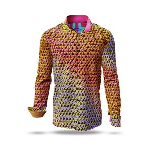 CUBO SUMMER - Colorfull men´s shirt in yellows and...