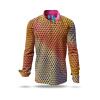 CUBO SUMMER - Colorfull men´s shirt in yellows and reds - GERMENS