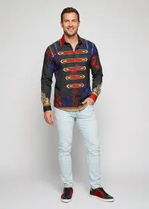 Discover colorful button up shirts for men RUSSIAN CIRCUS...