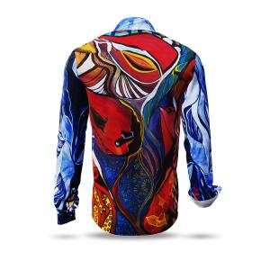 MYSTERIAL - A colorful shirt in organic structures - GERMENS