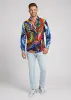Discover colorful button up shirts for men MYSTERIAL - 100% cotton