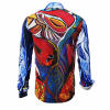 MYSTERIAL - A colorful shirt in organic structures - GERMENS
