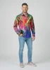 Discover colorful button up shirts for men GALACTICO - 100% cotton