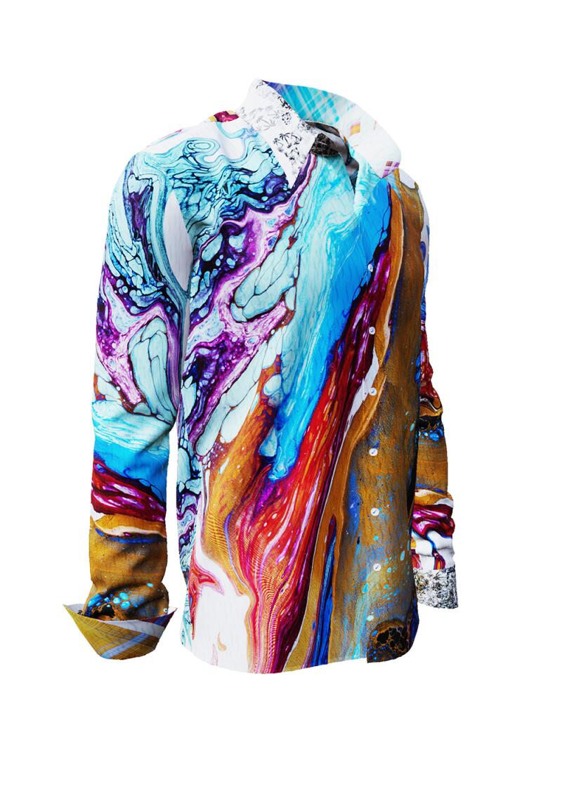HAUOLI - Buntes Hemd in Fluidart - GERMENS