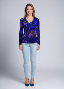 Womens long-sleeved shirt SEVEN IN ONE CLICK COLLECTION -...