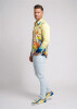 Discover colorful button up shirts for men GIVERNY - 100% cotton
