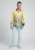 Discover colorful button up shirts for men GIVERNY - 100% cotton