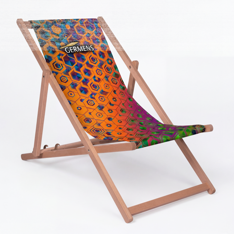 HEXAGON WISMUT ☀ The orange deckchair for your garden and balcony ❤ GERMENS