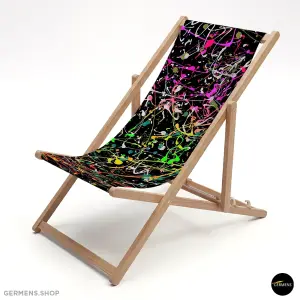 FRISKY PARTY ☀ Der schwarze Liegestuhl für Garten...