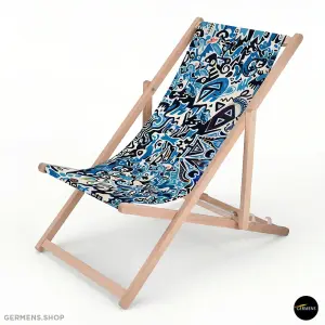 BEACHWALK ☀ The blue and white deckchair for your garden...