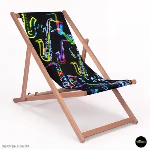 NEON SAXOPHONE ☀ The dark deckchair for your garden and...