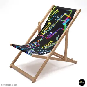 NEON SAXOPHONE ☀ The dark deckchair for your garden and...