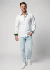 Discover colorful button up shirts for men UNKNOWN PLEASURE - 100% cotton