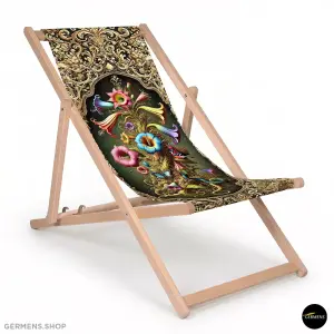BAROQUENT☀ The dark deckchair for your garden and balcony...