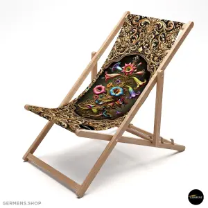 BAROQUENT☀ The dark deckchair for your garden and balcony...