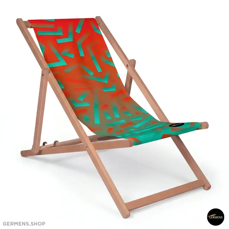 GON CORALLE ☀ The orange-turquoise deckchair for your garden and balcony ❤ GERMENS