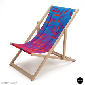 GON FIRE AND WATER ☀ Der blau-rote Liegestuhl für...