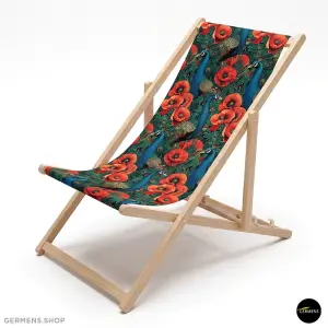 PAVOPIUM ☀ The red, blue and green deckchair for your...
