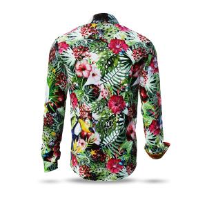 RADO ELDO - Colored men´s shirt with skulls - GERMENS