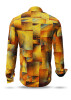 Shirt with Button Down DRACO GOLD – GERMENS artfashion – 100 % Cotton - Size 5XL
