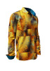 Shirt with Button Down DRACO GOLD – GERMENS artfashion – 100 % Cotton - Size 5XL