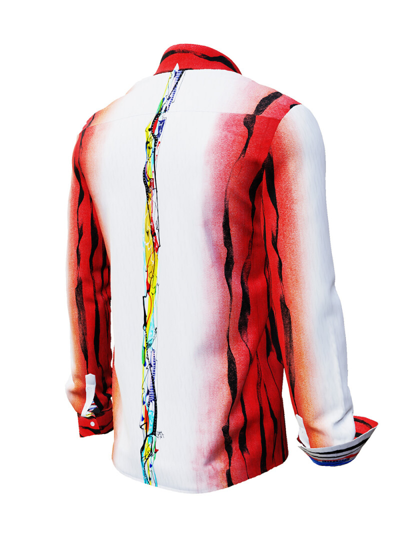 ROTER ZAUBER - Rot weies Hemd - GERMENS