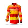 Entdecke bunte Hemden Herren REARTRO - 100 % Baumwolle