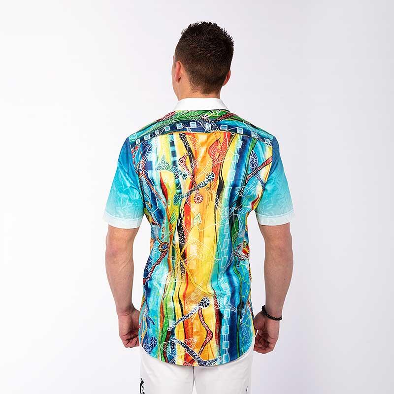COLUMBU - Colorful summer short sleeve shirt - GERMENS