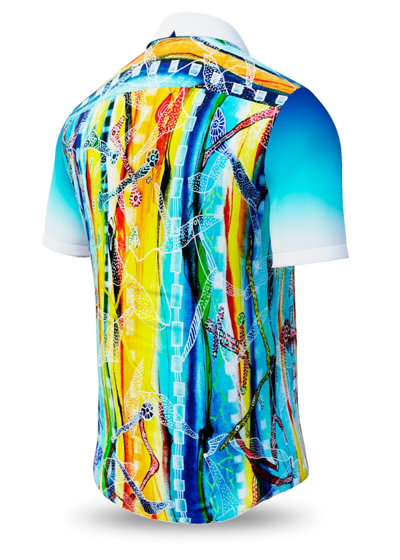 COLUMBU - Buntes Sommerhemd Herren - GERMENS