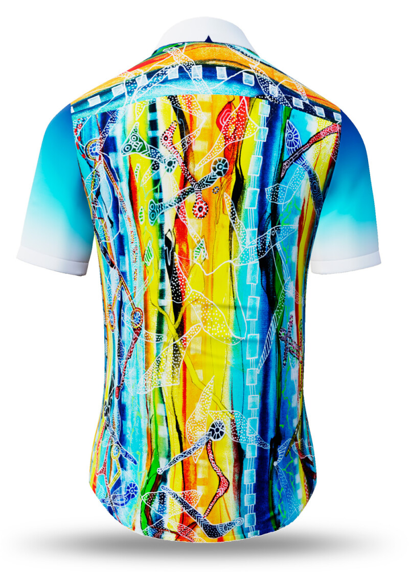 Buntes Sommerhemd Herren COLUMBU - GERMENS
