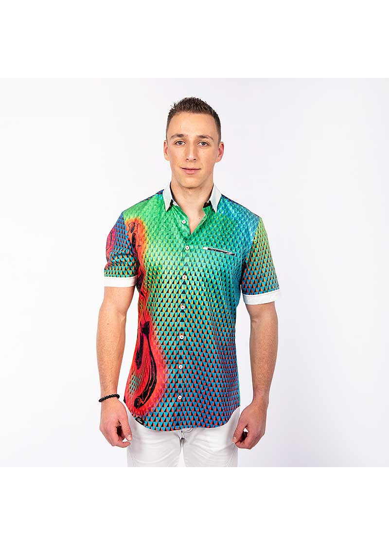 MAGMA - Buntes Sommerhemd Herren - GERMENS